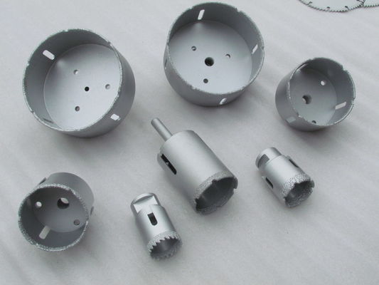 6mm Vacuum Brazed διαμαντένια δακτυλικά κομμάτια για μαρμάρινο γεώτρηση ρυθμός τροφοδότησης 24-48 "ανά λεπτό