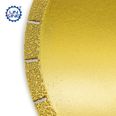144 Δόντια D180MM Κενό Brazed Διαμαντένια λεπίδα Edger σε κυκλικό πριόνι