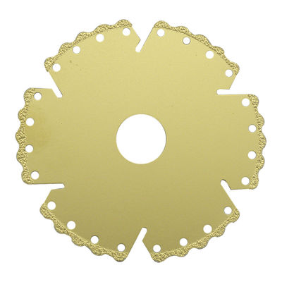 144 Δόντια D180MM Κενό Brazed Διαμαντένια λεπίδα Edger σε κυκλικό πριόνι