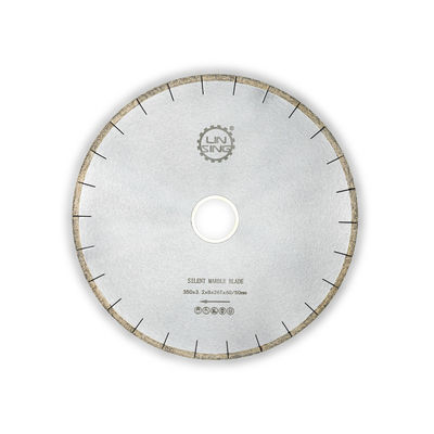 350 mm-400 mm Μαρμάρινο πριονιστήριο μαχαίρι από ανοξείδωτο χάλυβα και διαμάντι για την κοπή μαρμάρου