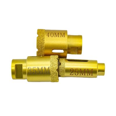 40 mm μήκος κενό έλξης πυρήνας τρυπάνι για ξηρή τρυπάνι πέτρα Dekton πορσελάνη μάρμαρο