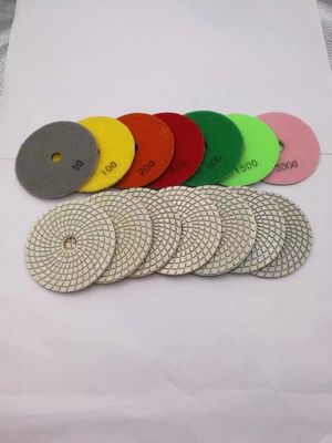 125mm υγρό polishing Pad για την γυάλωση γρανίτη μάρμαρο πέτρα πλακέτα ρητίνη Pads πλεονέκτημα