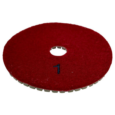 Α-Grade 4inch Resin Bond 4 βήματα ευέλικτα polishing pads για ξηρό προσαρμοσμένη υποστήριξη ODM