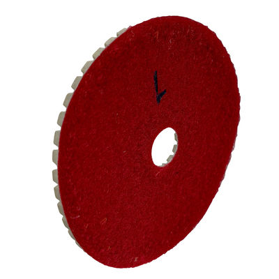 Α-Grade 4inch Resin Bond 4 βήματα ευέλικτα polishing pads για ξηρό προσαρμοσμένη υποστήριξη ODM