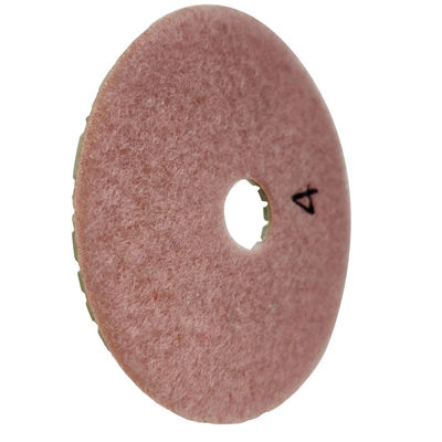 Α-Grade 4inch Resin Bond 4 βήματα ευέλικτα polishing pads για ξηρό προσαρμοσμένη υποστήριξη ODM