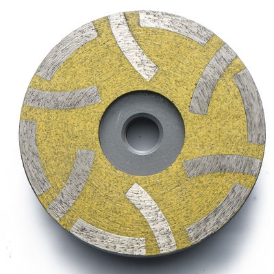 Προσαρμοσμένη υποστήριξη OEM Metal Bond Diamond Angle Grinder Cup Wheel για το γυαλισμό πέτρας