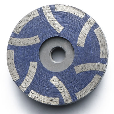 Διαμέτρου Προσαρμοσμένο Αποδεκτό 100mm Cup Diamond Grinding Wheel για το γυαλισμό πλακών